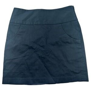 The Limited Mini Skirt Women 0 Black Office Professional Chic Preppy Tailored